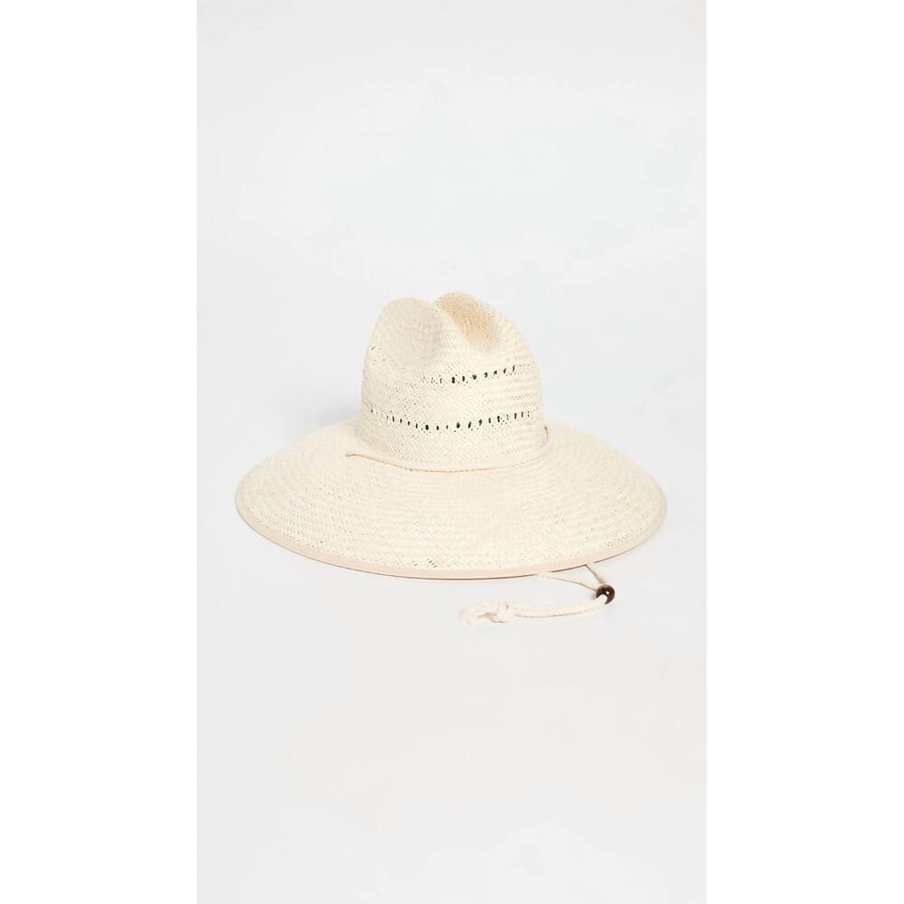 NEW LACK OF COLOR the vista straw hat in natural/white